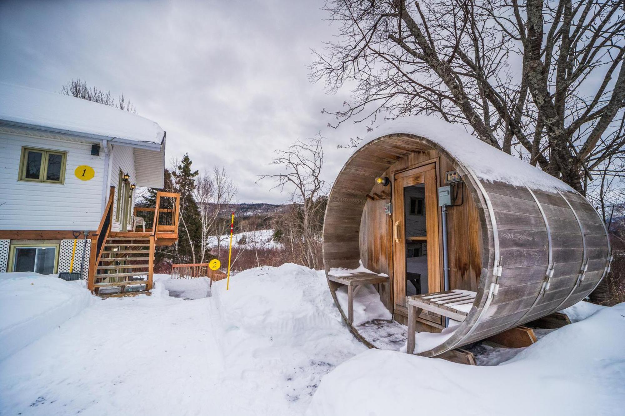 Chalets Les Chanterelles De Forillon L'Anse-au-Griffon Bagian luar foto